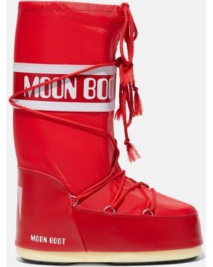 Moon Boot Stivali Icon Rossi - Rosso