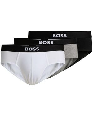 BOSS Set Slip Tricolor (3Pz) - Nero