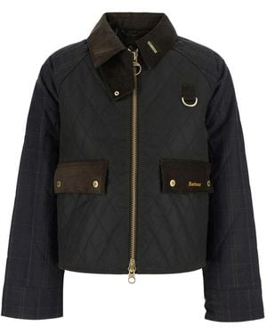 Barbour Giubbino Spey Trapuntato - Nero