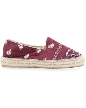 Manebí Espadrillas Con Motivo Paisley - Viola