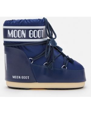 Moon Boot Stivaletti Icon Low Con Fascia - Blu