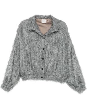 Alysi Giubbino Con Frange - Grigio
