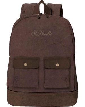MC2 Saint Barth Zaino Con Tasche - Marrone