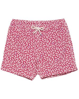 MC2 Saint Barth Boxer Da Mare Con Coulisse - Rosso
