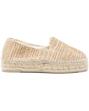 Manebí Espadrillas Con Trama Intrecciata - Neutro