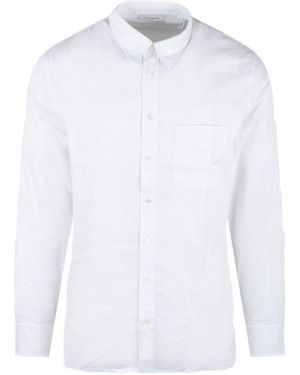 Paolo Pecora Camicia Con Taschino Bianca - Bianco