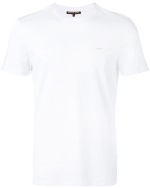 Michael Kors T-Sgirt Bianca Mini Logo Petto - Bianco