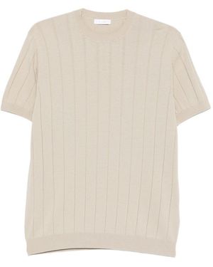 Diktat Maglia A Maniche Corte - Bianco