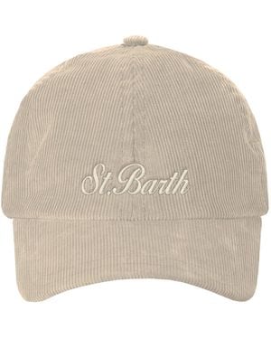 MC2 Saint Barth Cappello Con Ricamo E Visiera - Neutro