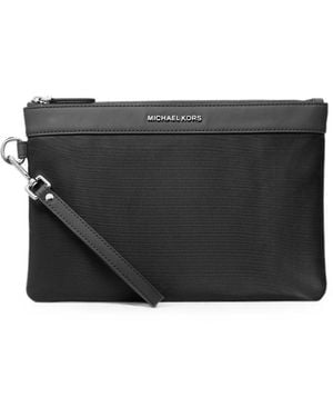 Michael Kors Pochette Brooklyn Con Logo Nera - Nero