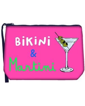 Mc2 Saint Barth Pochette Aline "Bikini E Martini" - Rosa
