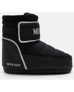 Moon Boot Stivaletti Icon Strap Neri - Nero