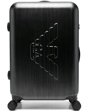 Emporio Armani Trolley Con Aquila Metallico - Nero