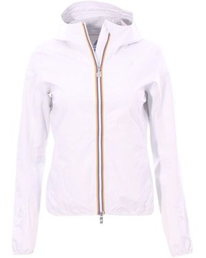 K-Way Giubbino Lil Stretch Dot - Bianco