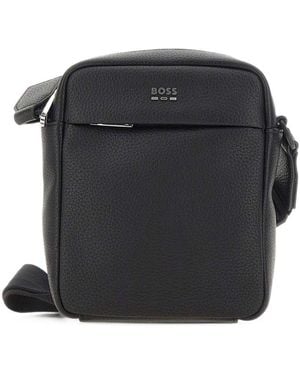 BOSS Borsello Con Zip - Nero