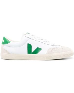 Veja Sneakers V-10 A Inserti Bianche/Verdi - Bianco