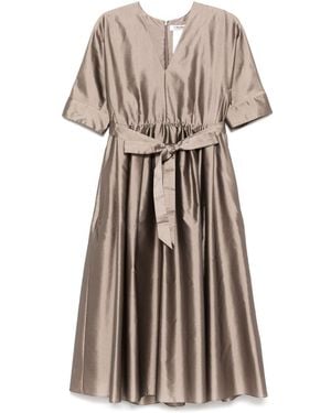 Max Mara Abito Viola Bronzo Rosato - Neutro