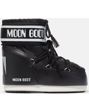 Moon Boot Stivaletto Icon Low Con Lacci - Nero