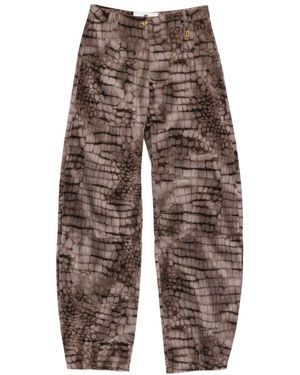 Elisabetta Franchi Jeans Straight - Marrone