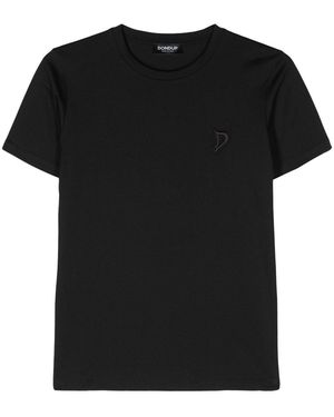 Dondup T-Shirt Con Logo Nera - Nero