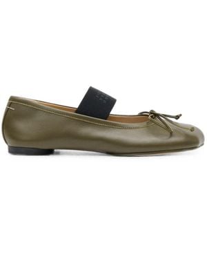 MM6 by Maison Margiela Ballerina Anatomic Numeric - Verde