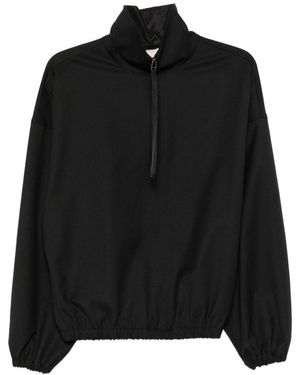 Alysi Giubbino Con Mezza Zip - Nero