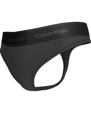 Calvin Klein Perizoma Icon Cotton - Nero
