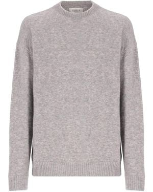 Laneus Maglione Mélange Girocollo - Grigio