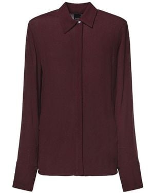 Pinko Camicia Con Colletto - Viola