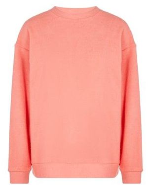 Être Cécile Sweatshirt Boyfriend En Coton Mélangé - Rouge