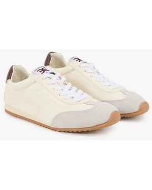 Sam Edelman Baskets Basses En Cuir Mélangé - Blanc