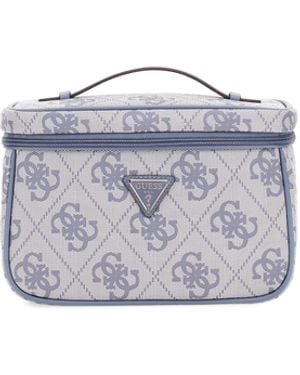 Guess Trousse de toilette imprimée - Blanc