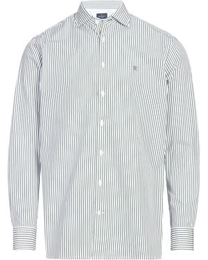 Hackett Chemise à rayures en coton - Gris