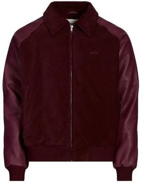 Arte' Blouson Ample Col Classique - Rouge