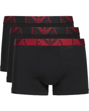 Emporio Armani Lot de 3 boxers - Noir