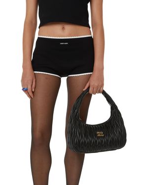 Miu Miu Short en maille - Noir
