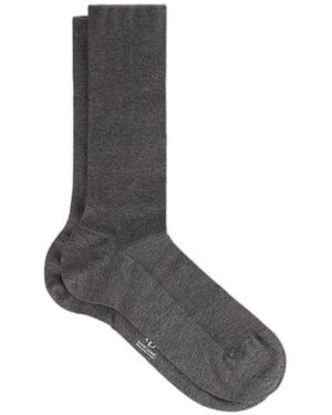 Doré Doré Chaussettes En Coton - Gris