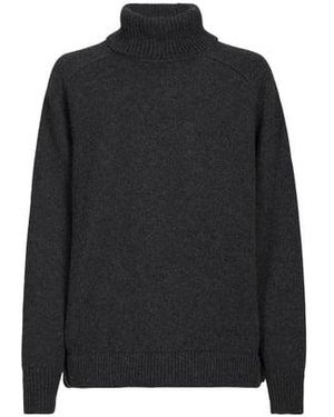 Tibi Pull Col Roulé En Cachemire - Noir