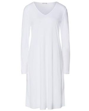 Hanro Chemise De Nuit En Coton - Blanc
