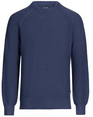 Dockers Pull Droit En Maille De Coton - Bleu