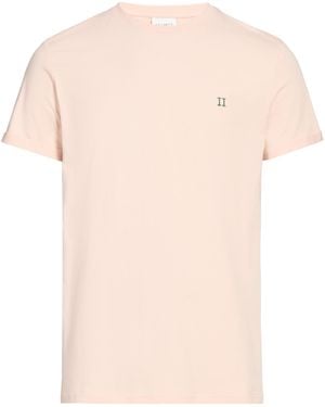 Les Deux T-shirt brodé en coton - Neutre