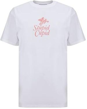 ESTER MANAS T-Shirt Imprimé En Coton - Blanc