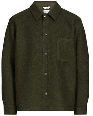 Aigle Surchemise Droite Col Classique - Vert