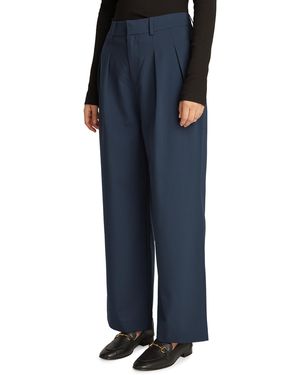 Calvin Klein Pantalon large à pinces - Bleu