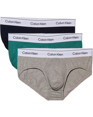 Calvin Klein Lot de 3 slips - Bleu