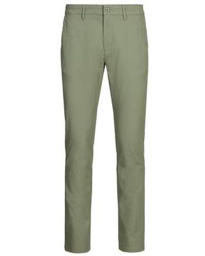 Aigle Pantalon Slim En Coton Mélangé - Vert