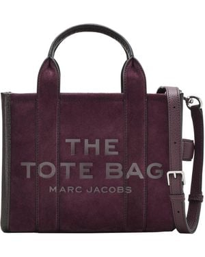 Marc Jacobs Sac cabas The Tote Bag en daim - Violet
