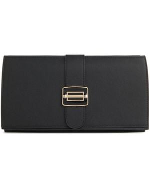 La Réserve Pochette en cuir - Noir