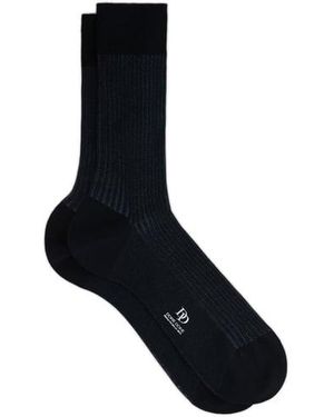 Doré Doré Chaussettes En Coton - Noir