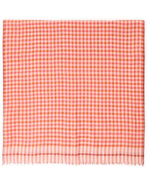 Moismont Foulard imprimé en coton - Rose